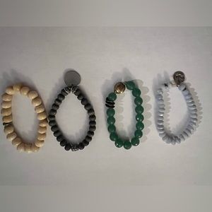 Set of 4 beaded bracelets!